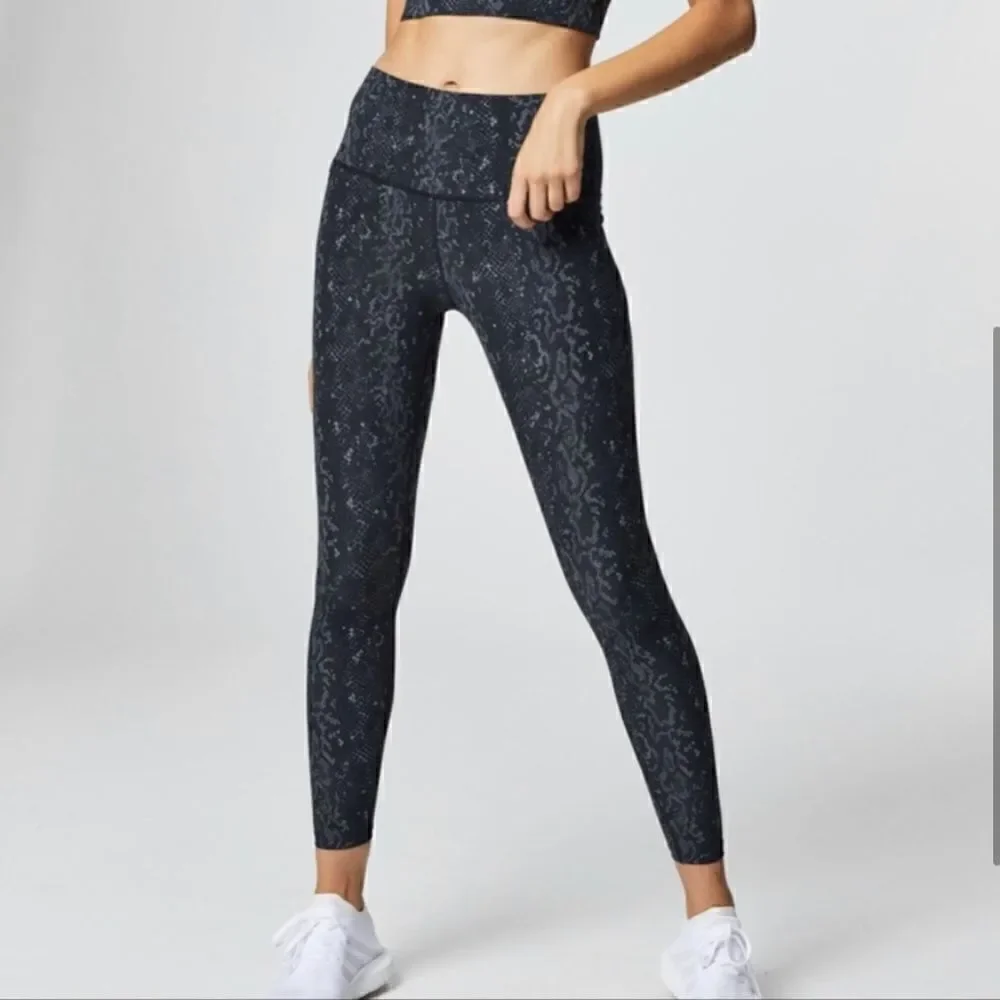 Varley Luna High Waisted Legging Black Viper